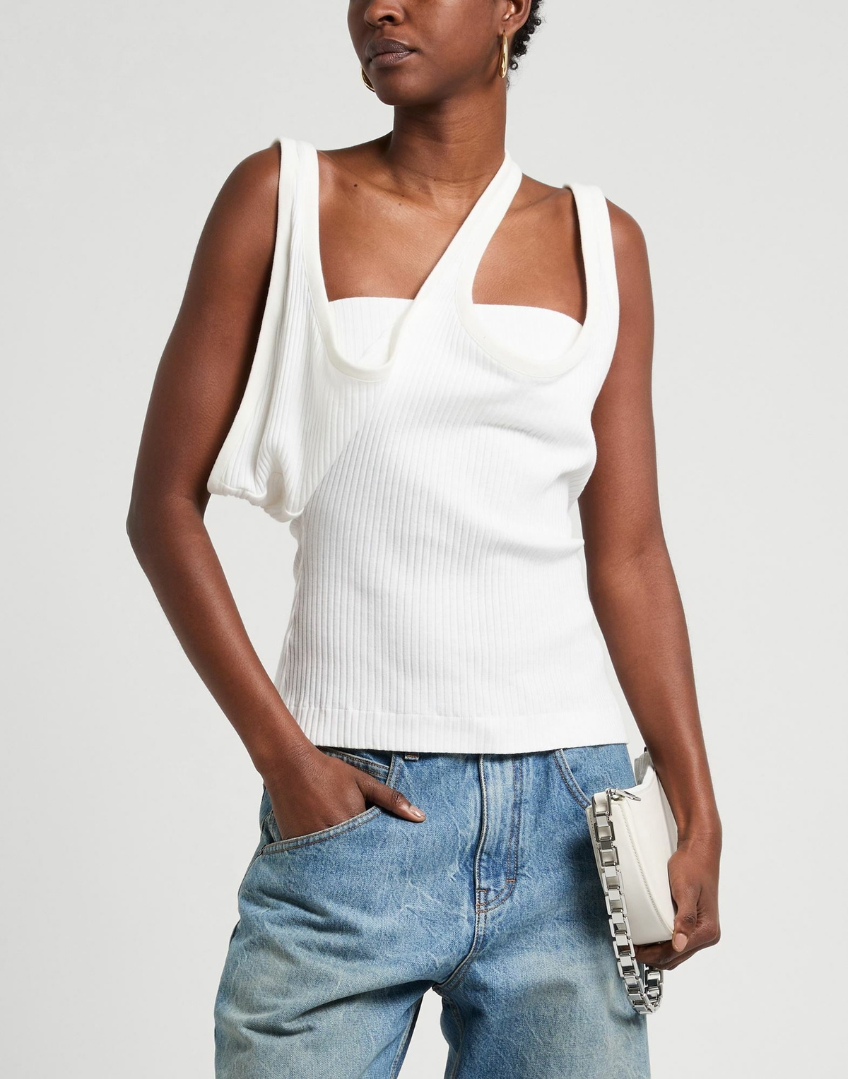 The Attico Womens Top in White