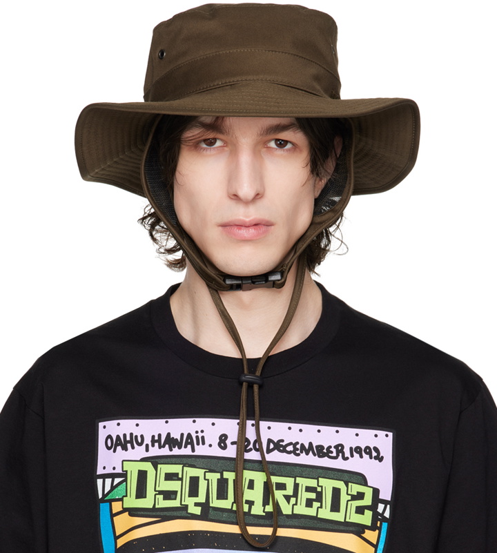 Photo: Dsquared2 Brown Hat-titude Hat