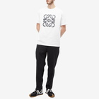 Loewe Men's Anagram Pixelated T-Shirt in White