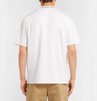 Acne Studios - Navid Logo-Print Stretch-Jersey T-Shirt - Men - White