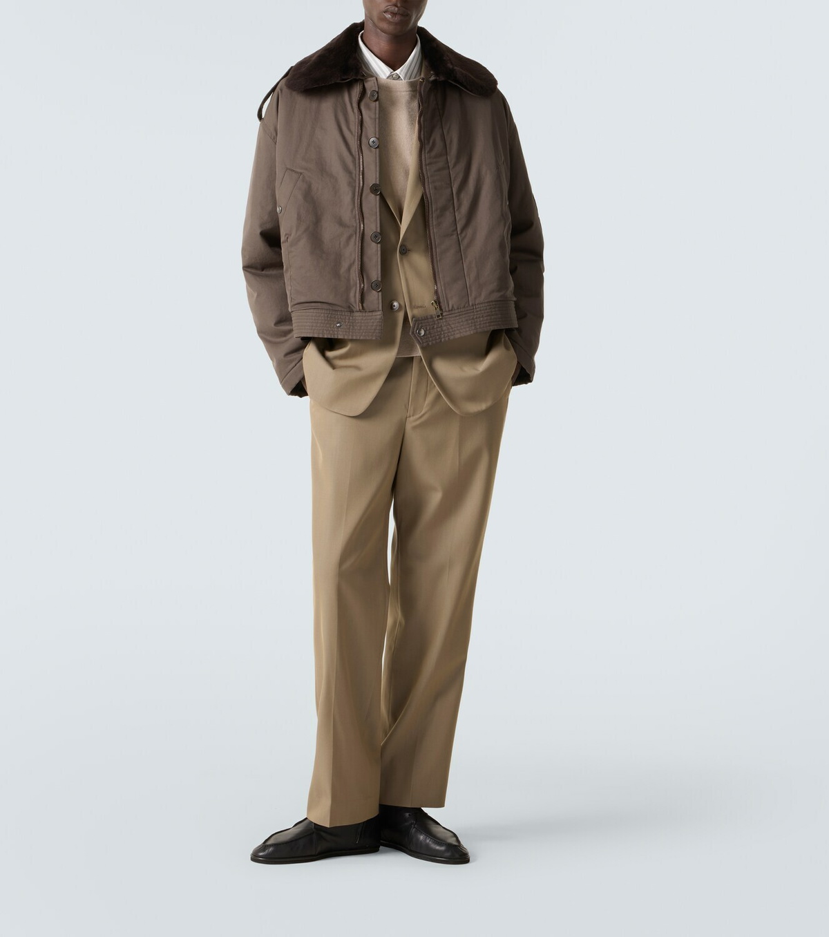 Auralee Cotton gabardine blouson jacket Auralee