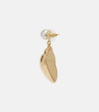 Self-Portrait Faux pearl-embellished drop earrings