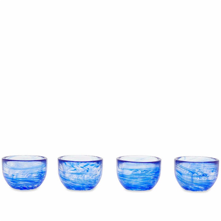 Photo: Ferm Living Tinta Egg Cups - Set of 4 in Blue