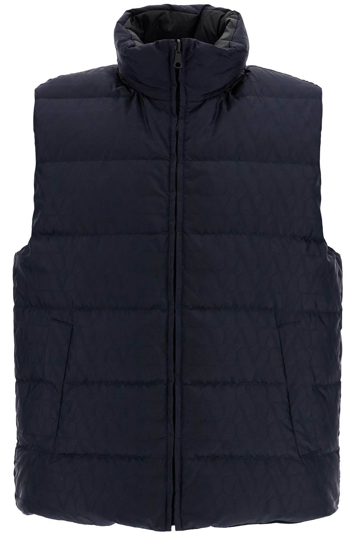 VALENTINO GARAVANI reversible down filled vest Blue Valentino Garavani