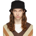 Needles Black Terrycloth Bucket Hat