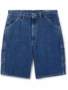OrSlow - Wide-Leg Denim Shorts - Blue