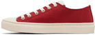 Vivienne Westwood Red Low Top Plimsoll Sneakers
