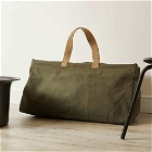 Puebco Vintage Tent Fabric Bag - Large in Olive