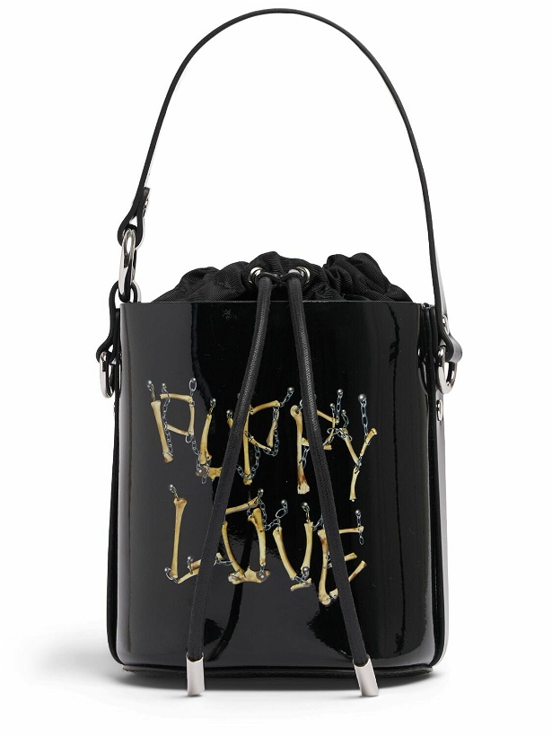Photo: VIVIENNE WESTWOOD Daisy Drawstring Leather Bucket Bag