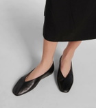 Le Monde Béryl Luna leather ballet flats