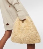 MM6 Maison Margiela Japanese faux fur tote bag