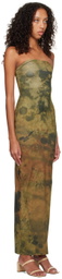 BINYA SSENSE Exclusive Brown Alicia Maxi Dress