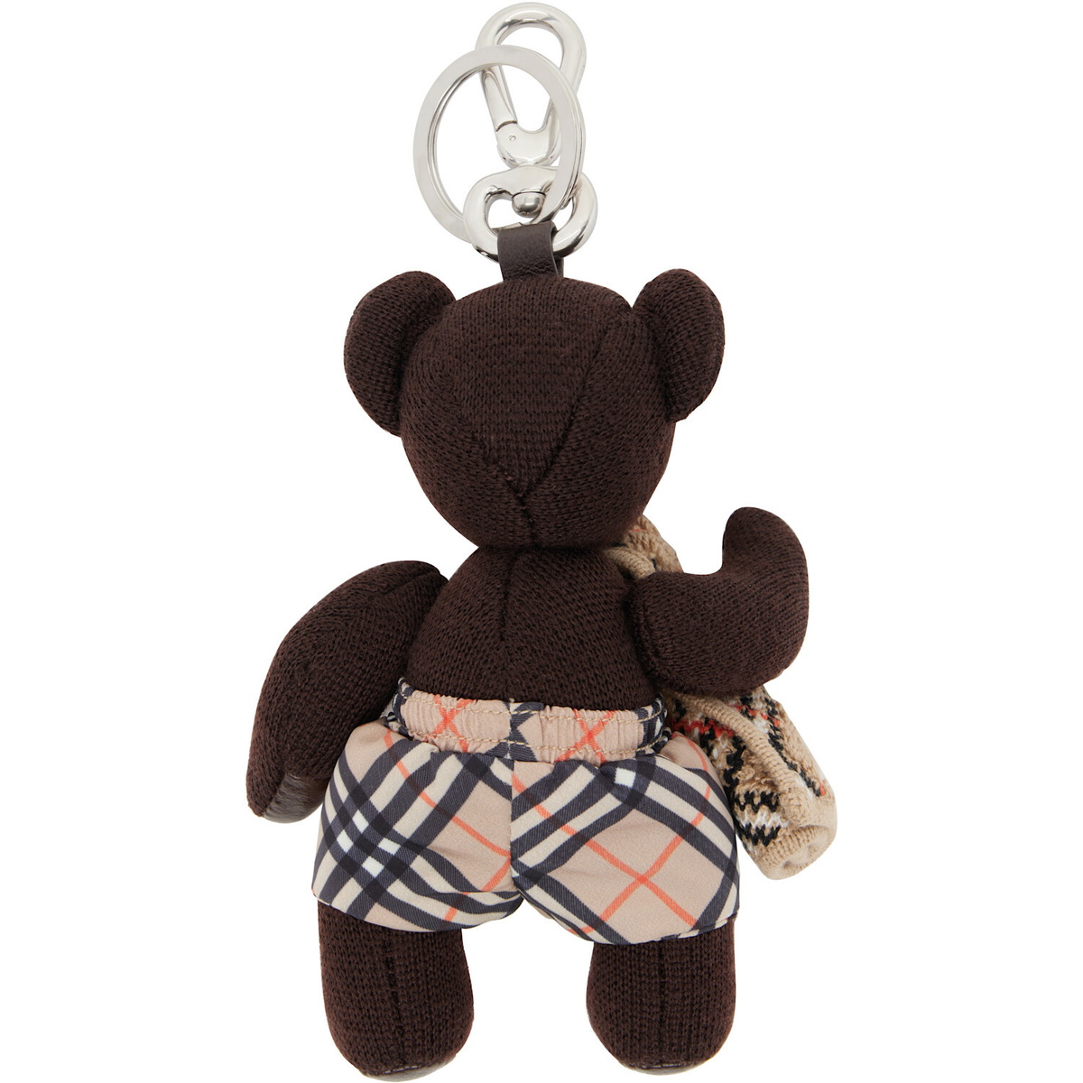 Burberry Brown Thomas Bear Charm Keychain