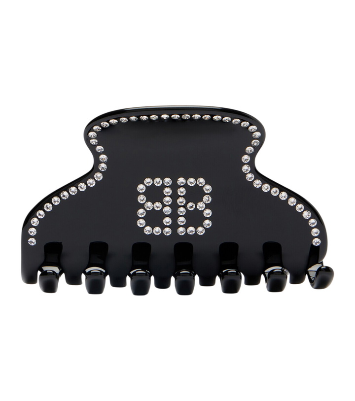 Photo: Balenciaga Holli BB embellished hair clip