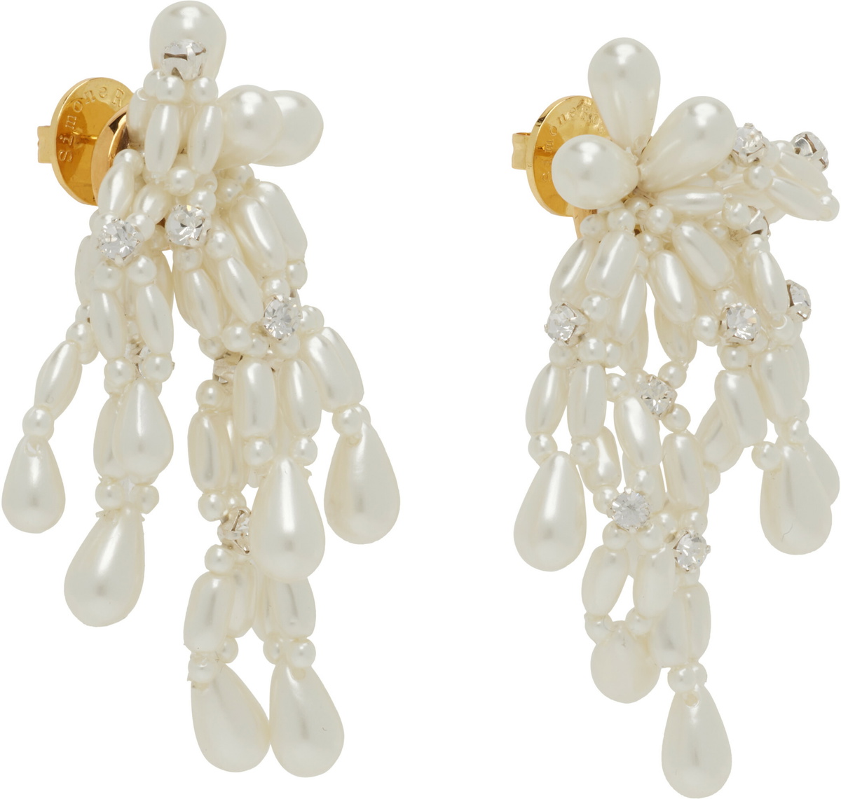 Simone Rocha Wilted Chandelier Earrings