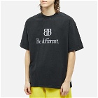 Balenciaga Men's Be Different T-Shirt in Black/White