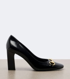 Gucci Signora Horsebit leather pumps