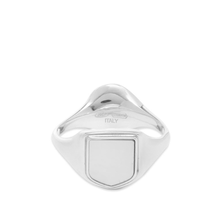 Photo: Maison Margiela 11 Mother of Pearl Double Signet Ring