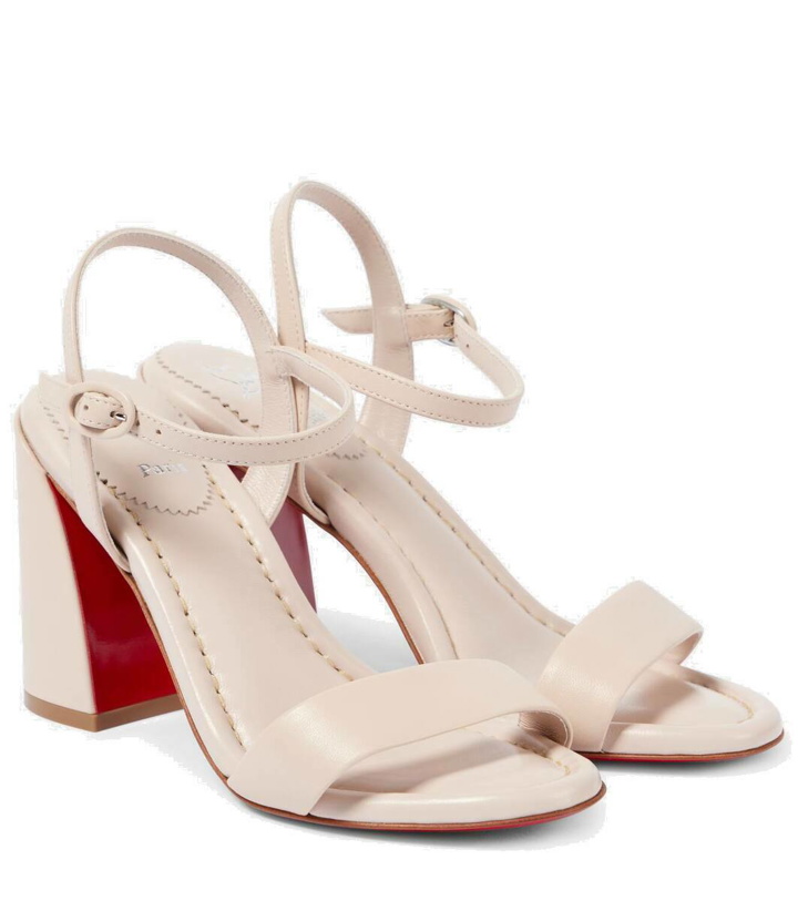 Photo: Christian Louboutin Miss Jane 85 leather slingback sandals