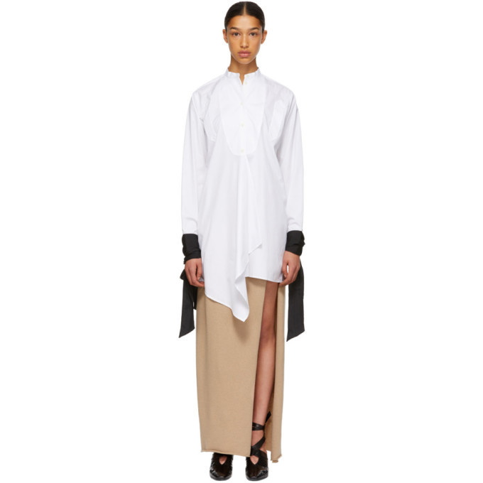 Photo: JW Anderson White Contrast Cuffs Blouse