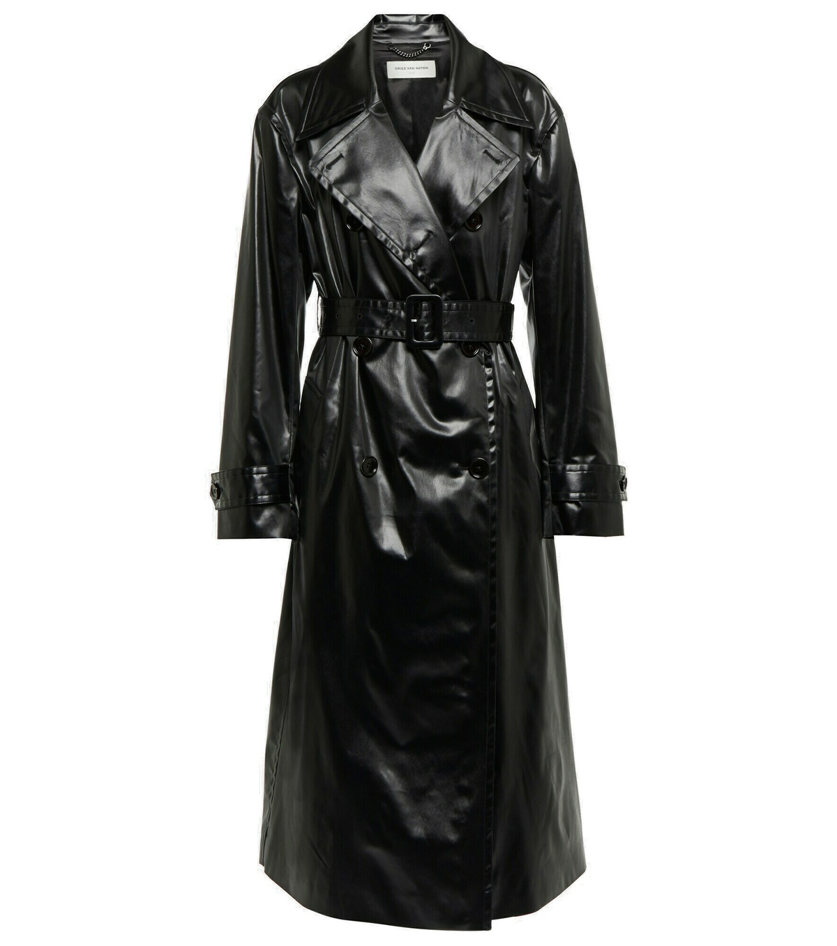 Dries Van Noten - Faux leather trench coat Dries Van Noten