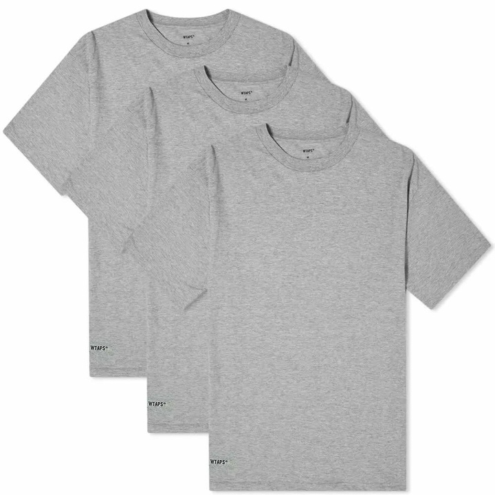 Photo: WTAPS Men's Skivvies T-Shirt - 3-Pack in Grey