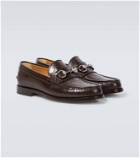 Gucci GG embellished leather loafers