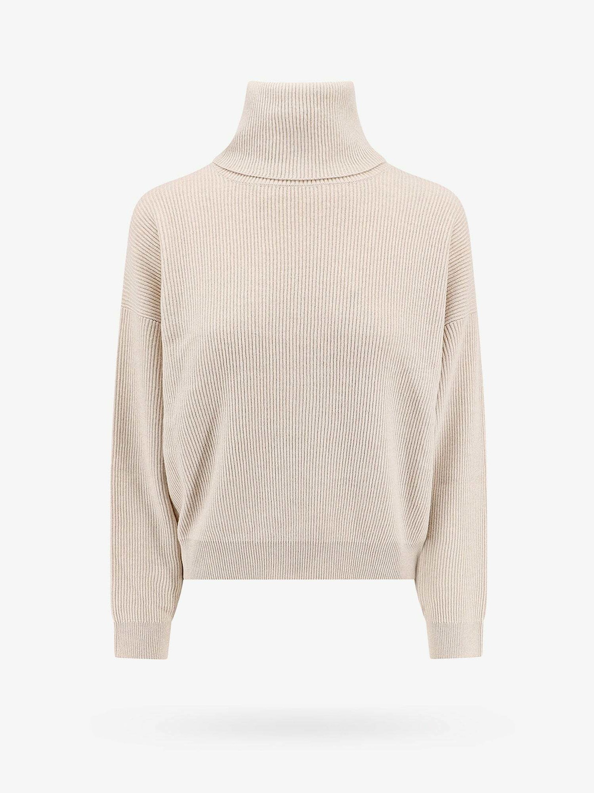 フィットネストップス BRUNELLO CUCINELLI Women Sweater M19122606 C8722 Beige Brunello Cucinelli Sweater Beige Womens Knitwear Brunello