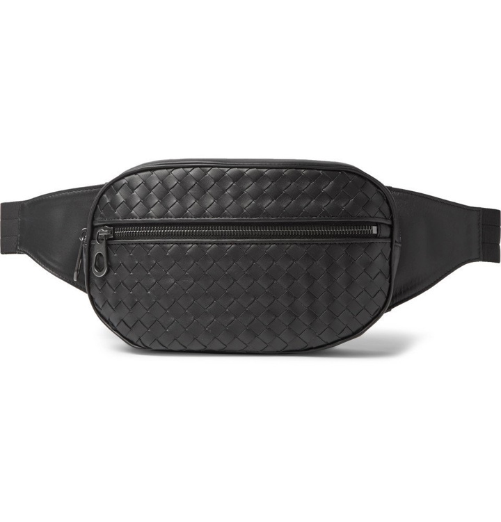 Photo: Bottega Veneta - Intrecciato Leather Belt Bag - Men - Black