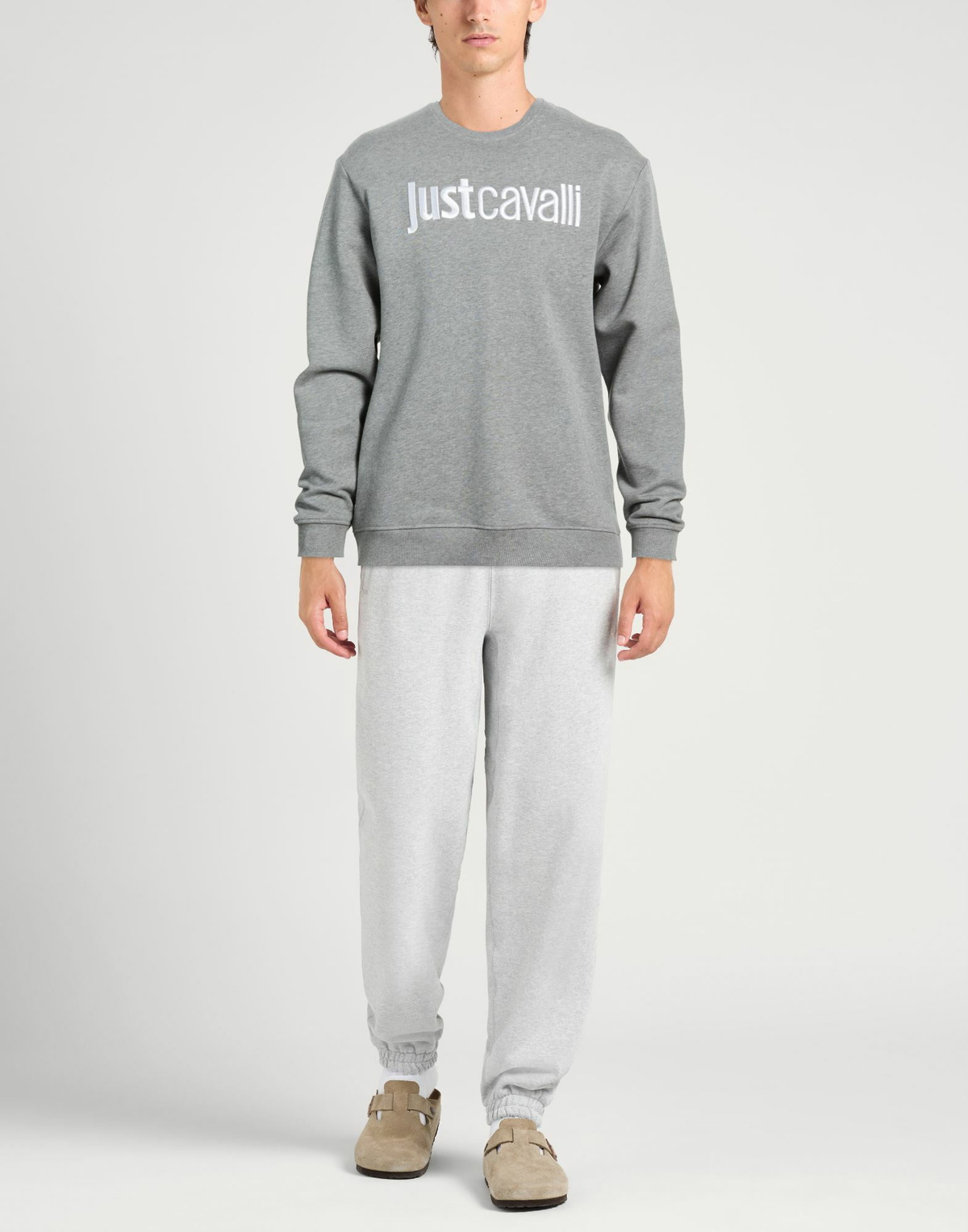 Just Cavalli Mens Sweatshirt in Grey