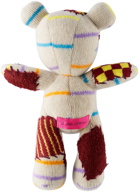 The Elder Statesman Multicolor Small Patchwork Teddy Plush Toy
