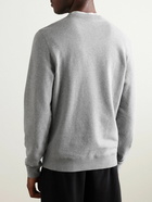 Sunspel - Brushed Loopback Cotton-Jersey Sweatshirt - Gray