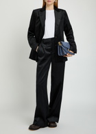 Vince Straight-leg Velvet Corduroy Trousers Black