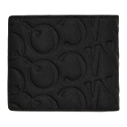 McQ Alexander McQueen Black Embossed Logo Wallet