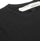 Off-White - Logo-Print Cotton-Jersey T-Shirt - Men - Black