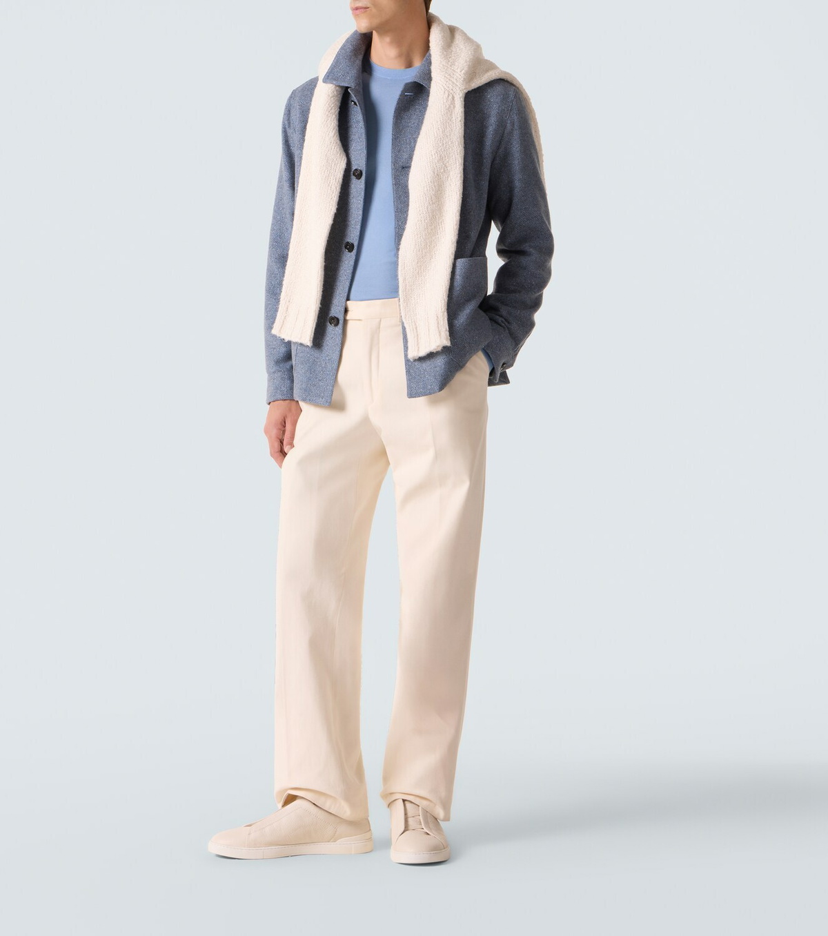 Zegna Cashmere and silk overshirt