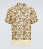 Orlebar Brown Hibbert printed bowling shirt