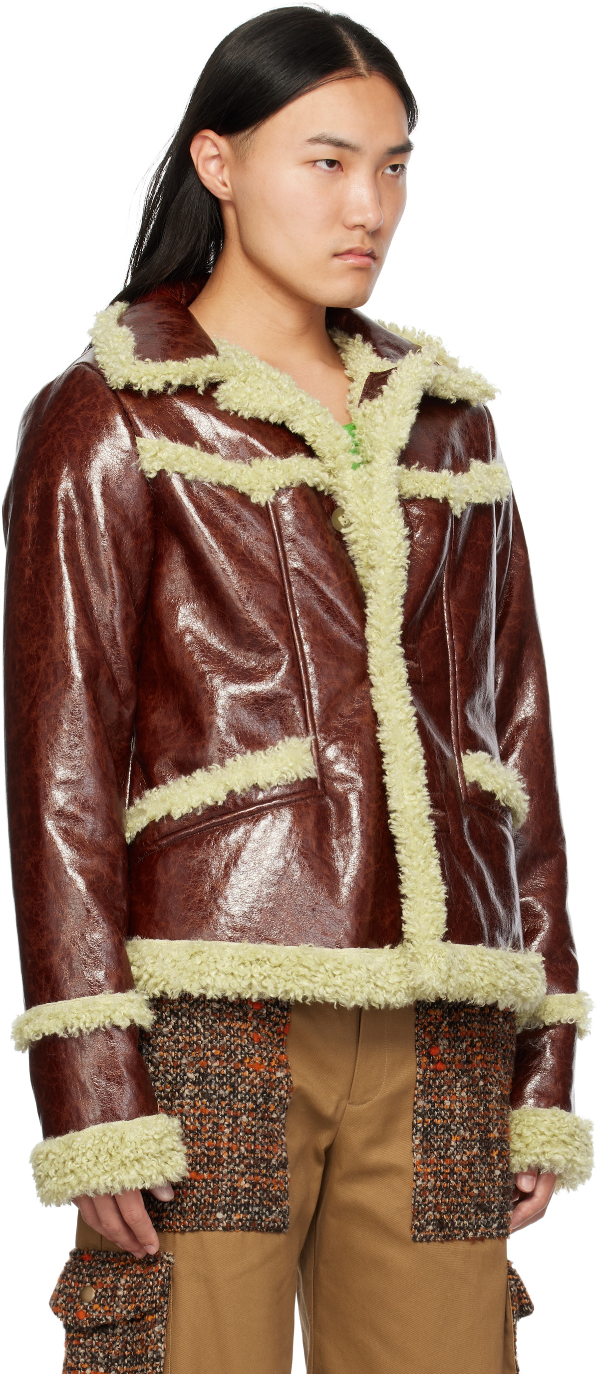 Anna Sui SSENSE Exclusive Brown Runway Jacket