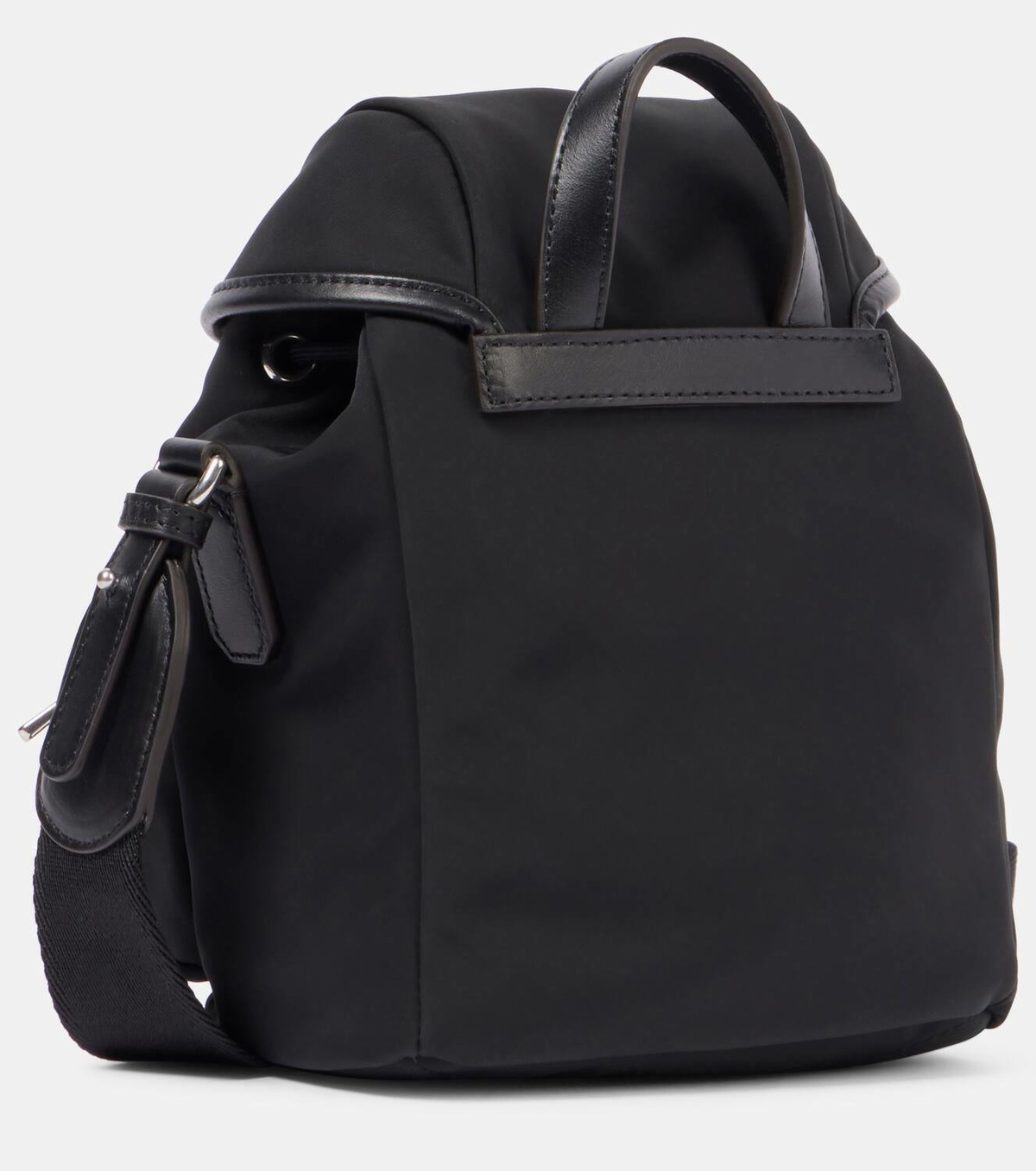 Moncler Trick Mini leather-trimmed crossbody bag