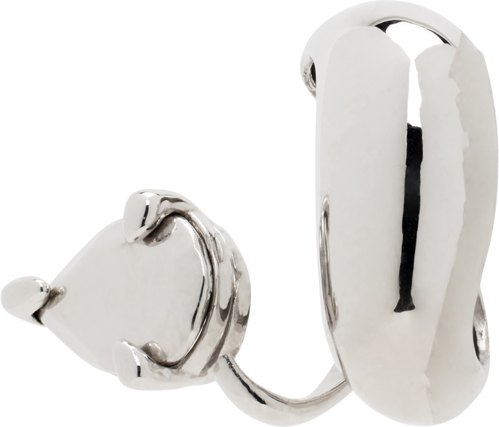 Photo: Alan Crocetti Silver Hard Alien Left Ear Cuff