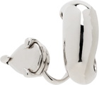 Alan Crocetti Silver Hard Alien Left Ear Cuff
