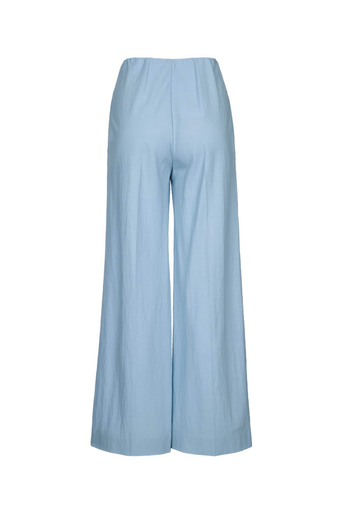 Harris Wharf London Women Flared Trousers Rayon