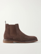 Brunello Cucinelli - Suede Chelsea Boots - Brown