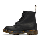 Dr. Martens Black Greasy 1460 Boots