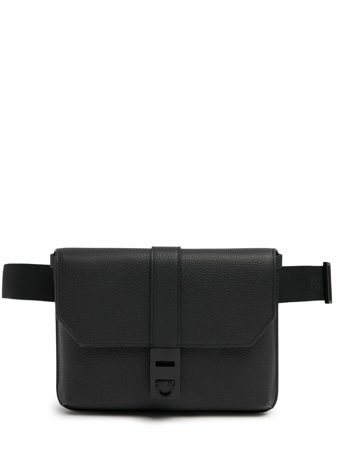 FERRAGAMO Twins Logo Leather Belt Bag Salvatore Ferragamo