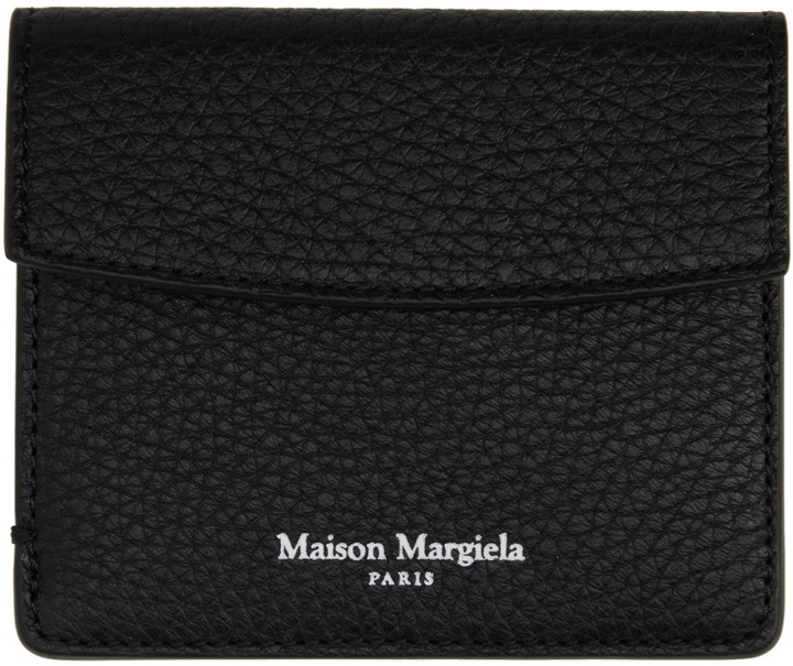 Photo: Maison Margiela Black Grained Leather Card Holder