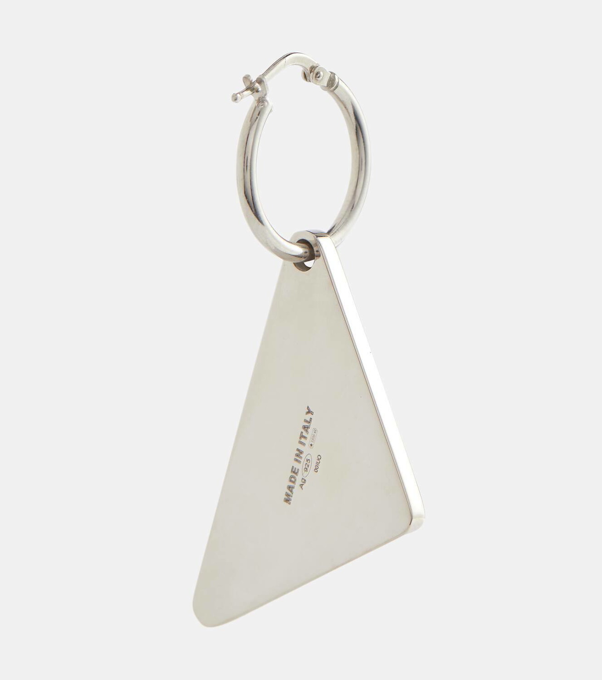 Prada Logo hoop earring