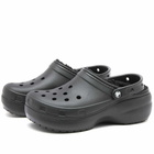 Crocs Women's Classic Platform Lined Clog in Black