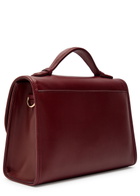 Gabriela Hearst Leonora Medium Leather top Handle bag - Bordeaux - One Size