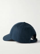 CELINE - Triomphe Logo-Embroidered Cotton-Gabardine Baseball Cap - Blue
